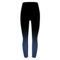 thumbnail image 4 of SELONE Workout Leggings Gym for Women Mid Rise Stretch Polyester Fashion Clothes Ankle Length Slim Casual Pants Dark Blue S, 4 of 5
