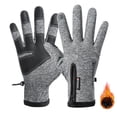 thumbnail image 1 of Weiqiqre Mens Womens Winter Gloves Adjustable Windproof Warm for Work Lightweight Thermal Cold Weather Gloves for Driving Cycling Running Riding, 1 of 3