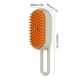 thumbnail image 5 of Cat Dog Brush, USB Rechargeable Pet Grooming Comb With Electric Water Spray, Dog Cat Massage Brush for Short Long Haired Pets Brush Massage-Self Cleaning (Coffee), 5 of 9