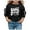 Black, variant on LUOGENLI Cute Sweatshirts for Girls 10-12 Preppy Boy Girl Unisex Long Sleeve Soft Sweatshirt Graphic Kids Cute Round Neck Pullovers Top Clothes Girls Hoodies Size 10-12 Zip up Black Black 5-6 Years