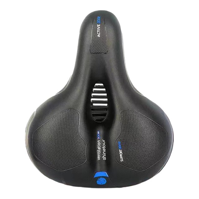 Sillín de bicicleta Sharpla Universal acolchado fuerte cómodo Azul