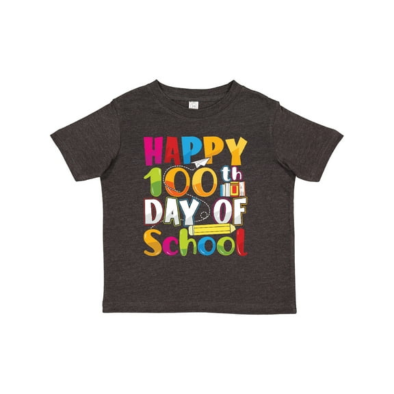 Inktastic Happy 100th Days of School Boys or Girls Toddler T-Shirt