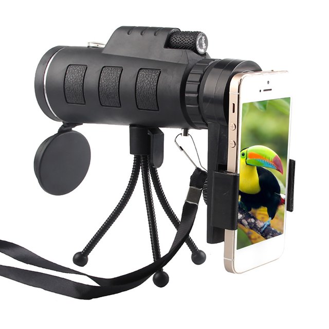 Agiferg Zoom Optical HD Lens Monocular Telescope+ Tripod+ Clip For Universal Phone Produ
