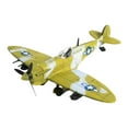 thumbnail image 2 of Kits de construcción de caza 1:48, manualidades de avión DIY, decoración de escritorio, fácil de montar para niños y adultos, modelo de avión educativ amarillo verde Hugo Plano de colección, 2 of 10