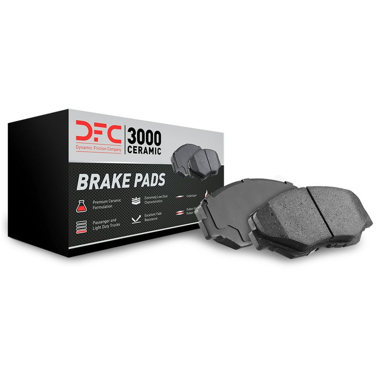 Rear Set Dynamic Friction Company 3000 Ceramic Brake Pads 1310
