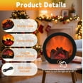 thumbnail image 4 of Fireplace Lanterns Decorative,Portable Vintage Electric Fake Fireplace Light with LED Realistic Flame Effect USB Rechargeable Battery Powered Fire Lamp Indoor Outdoor Decoration (Semicircle), 4 of 15