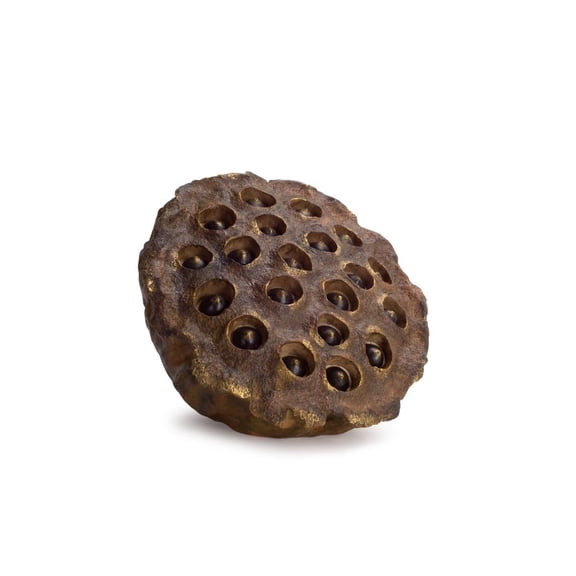 Melrose 11.5” Brown Decorative Lotus Flower Inspired Seed Pods Wall or Table Decoration