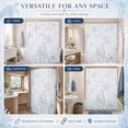 thumbnail image 6 of Sea Turtle Shower Curtain, Coastal Beach Decorative Fabric Bathroom Curtain Set with 12 Hooks, 71 x 71 Inch, 6 of 10