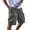 GY2@GC@, variant on CONZONE Mens Cargo Shorts Elastic Waist Drawstring Hiking Shorts for Men Solid Color Lightweight Loose Fit Gym Athletic Shorts With Pockets