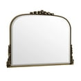 thumbnail image 6 of BEAUTYPEAK 44"x 32" Arched Vintage Decor Mirror Vanity Wall Mirror, Antique Bronze, 6 of 6