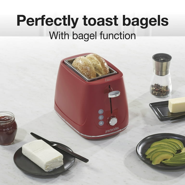 rpp様　トースト　ベーグル Proctor Silex 2-Slice Toaster, Wide Slots, 3 Preset Functions