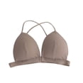 thumbnail image 1 of Sujetador inalámbrico Transpirable Hacer subir Bralette Ropa interior con hebilla frontal sexy de algodón roscado, Albaricoque kenally AP001473-08B, 1 of 7