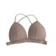 thumbnail image 1 of Sujetador inalámbrico Transpirable Hacer subir Bralette Ropa interior con hebilla frontal sexy de algodón roscado, Albaricoque seitruly AP001473-08B, 1 of 7
