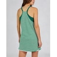 thumbnail image 5 of otnbgsr Women's Casual Summer Tennis Dress Sleeveless V Neck Athletic Mini Dress with Built-In Shorts Striped Vacation Outfit, 5 of 8