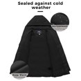 thumbnail image 3 of Ampake Women's Coat Winter Puffer Jacket Warm Waterproof Coat with Hood Black L, 3 of 6