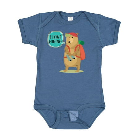 

Inktastic Hiker Backpacking I Love Hiking Gift Baby Boy or Baby Girl Bodysuit