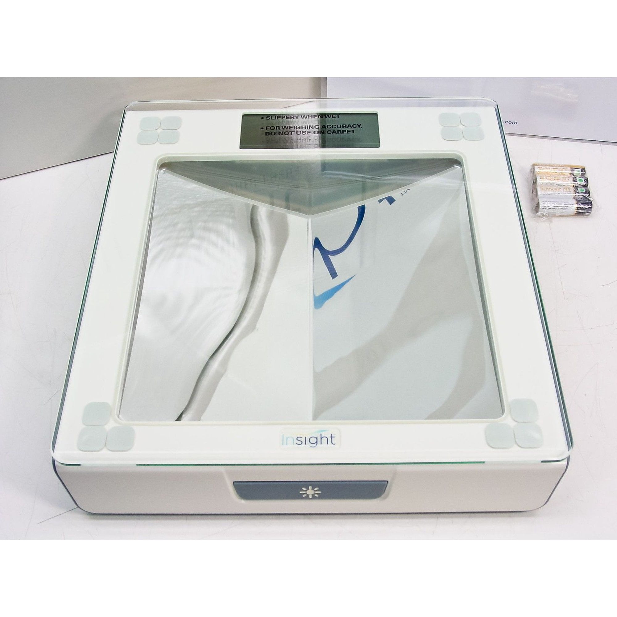 Insight 1380 Digital Bathroom Scale for Diabetic Foot Care, illuminated mirrors