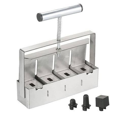 

Soil Block Maker 4 Holes Hand-held Soil Stopper Soil Blocking Maker Tool 2 Inch Potting Soil Block Soil Block Maker Set For