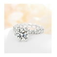 thumbnail image 2 of 4ct Moissanite Engagement Rings for Women D Color VVS1 Clarity Diamond Rings S925 Sterling Silver Rings Gifts Moissanite Wedding Bands with Certificate, 2 of 9
