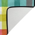 thumbnail image 4 of SKYSONIC Plaid Pattern Area Rug Pad - 63x48 inch - 100% Light Weight Polyester Fabric for Living Bedroom, 4 of 6