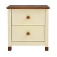 thumbnail image 4 of Harper & Bright Designs Wooden 2 Drawers Nightstand, Kids Nightstand End Table Sofa Table for Boys Girls Kids Room Bedroom, Cream, 4 of 10