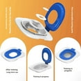 thumbnail image 3 of Cat Toilet Training Kit, Universal Reusable Trainer, Seat Tool for Pet Cleaning Gray, 3 of 3