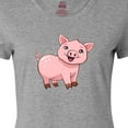 thumbnail image 4 of Inktastic Cute Pig Women's T-Shirt, 4 of 5