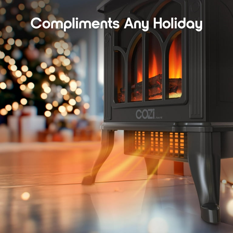 Cozi Stove Heater with Life-like Flame, 18in. - Walmart.com