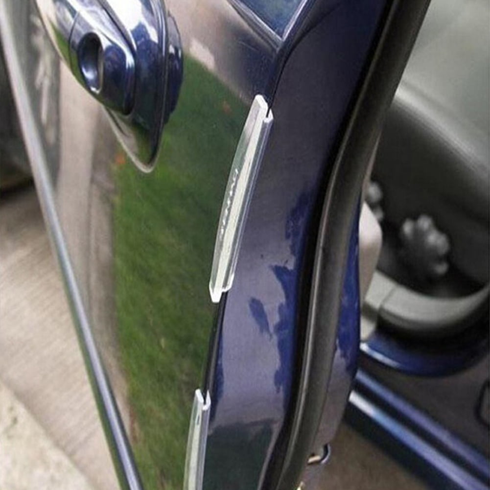 Protection Strip 8Pcs Universal Auto Door Edge Bumper Guard Protector Cover Moulding Trim Strip 