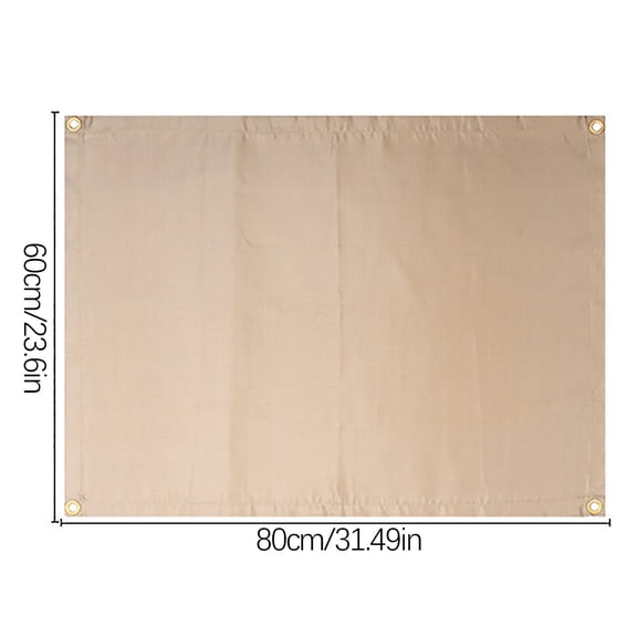 Camping Fireproof Mat Fiberglass Flame Fire Retardant Blanket Cloth Portable Hiking Barbecue Climbing Heats Insulation Pad
