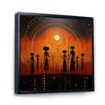 thumbnail image 2 of Designart "Tribes Ancient African Traditions VII" African Tribes Floater Framed Wall Art Print, 2 of 7