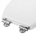 thumbnail image 4 of Alloy Toilet Seat Hinges Mountings Set Chrome with Fittings Screws, 4 of 7