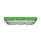 thumbnail image 2 of Tela de poliéster, repuesto para asiento de jardín, doble repuesto, funda para asiento de patio exterior (solo cubierta superior), toldo impermeable, 2 of 7