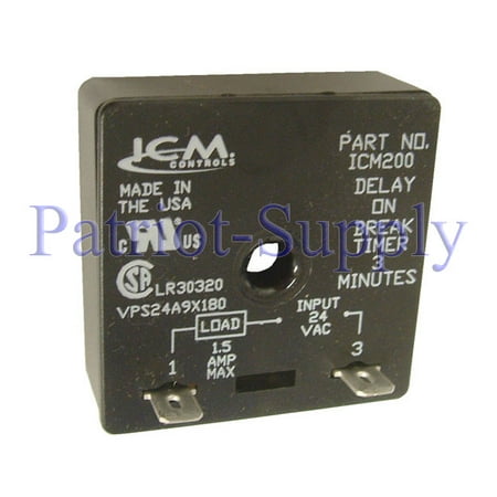Icm Controls Icm200 Delay On Break Timer 3 Minute Fixed Timing Icm Controls Icm200 Delay On Break Timer 3 Minute Fixed Timing