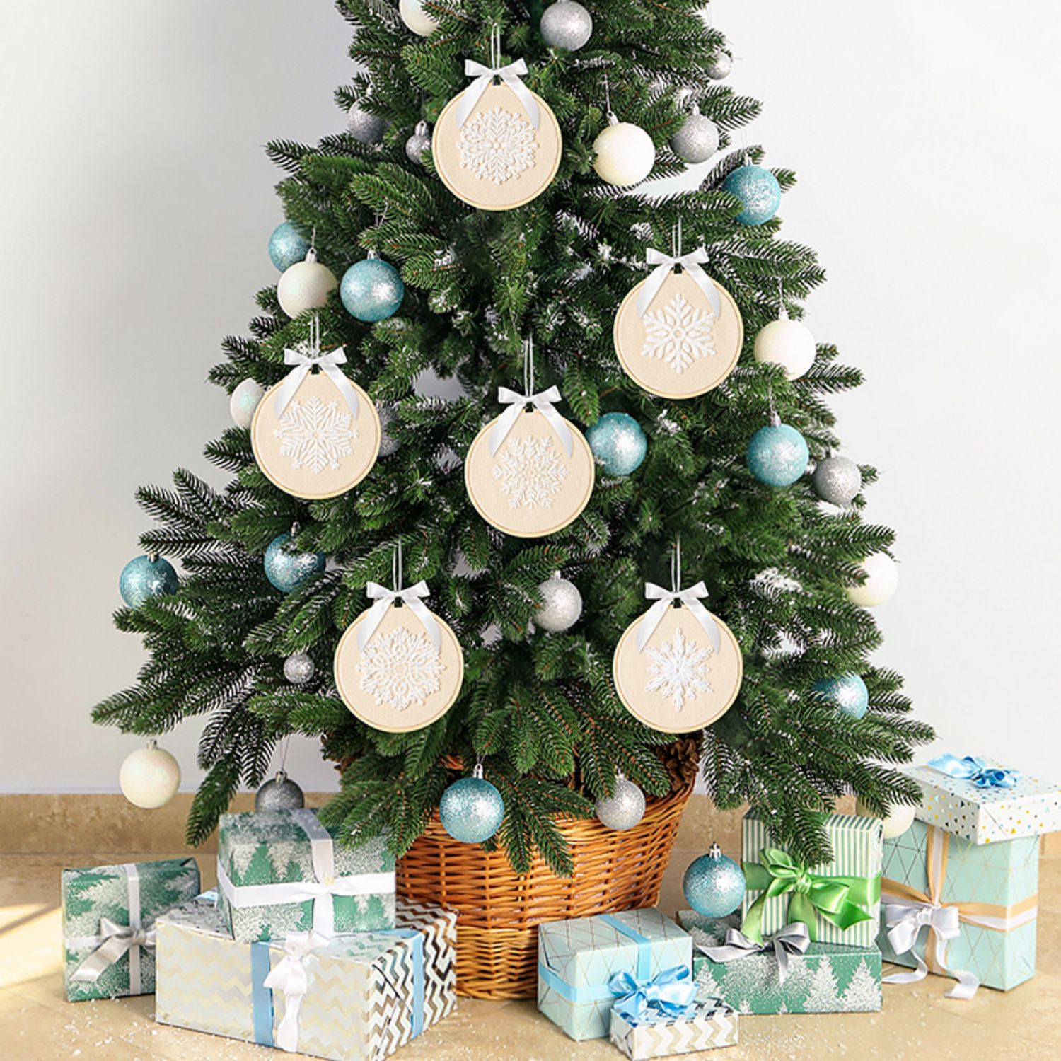 Laffact Making Your Own White Snowflakes Pettern Manual Kit for Beginners，