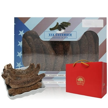 DOL Wild Alaska Red Sea Cucumber 野生阿拉斯加紅海參 （Dried Sea Cucumber）- in Box (Medium 1lb/box)