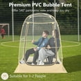 thumbnail image 4 of Gymax 4.2 x 4.2 FT Instant Pop up Tent Weatherproof Shelter Sports Tent for 1-2 People, 4 of 10