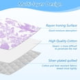 thumbnail image 4 of Ironing Mat Portable Ironing Blanket for Table Top Travel Ironing Pad for Washer Dryer 27.6" x 47.2" Lilac Floral Motifs, 4 of 6