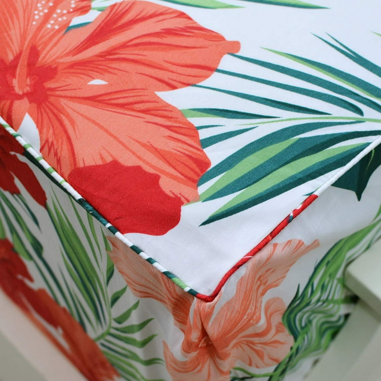 Hibiscus Bloom 4-Piece Queen Sheet Set