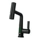 thumbnail image 2 of Grifo de lavabo para baño con rotación de 360 ​​grados y 3 modos de flujo de agua. Pantalla negra, 2 of 9