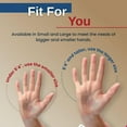 thumbnail image 5 of Carpal AID Clear Plastic Adhesive Hand-Based Carpal Tunnel Support for Either Hand SM10PK, 10 Ct, 5 of 5