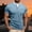 BU2, variant on Mens Casual Henley T Shirts Button Up Double Layer Mock Neck Short Sleeve Tees Summer Lightweight Loose Fit Workout Basic Tops