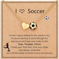 thumbnail image 1 of Collar de sóftbol, fútbol, voleibol y baloncesto para niñas y mujeres. Accesorios deportivos, joyería, regalo de Navidad para amantes, 40,6 + 7,6 cm., 1 of 1