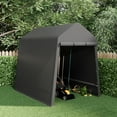 thumbnail image 6 of Outdoor Portable Storage Shelter Shed,Carport Storage Shed with Roll-Up Zipper Door,Portable Garage Carport for Motorcycle Waterproof and Uv Resistant Anti-Snow Portable Garage Kit Tent, 6 of 7
