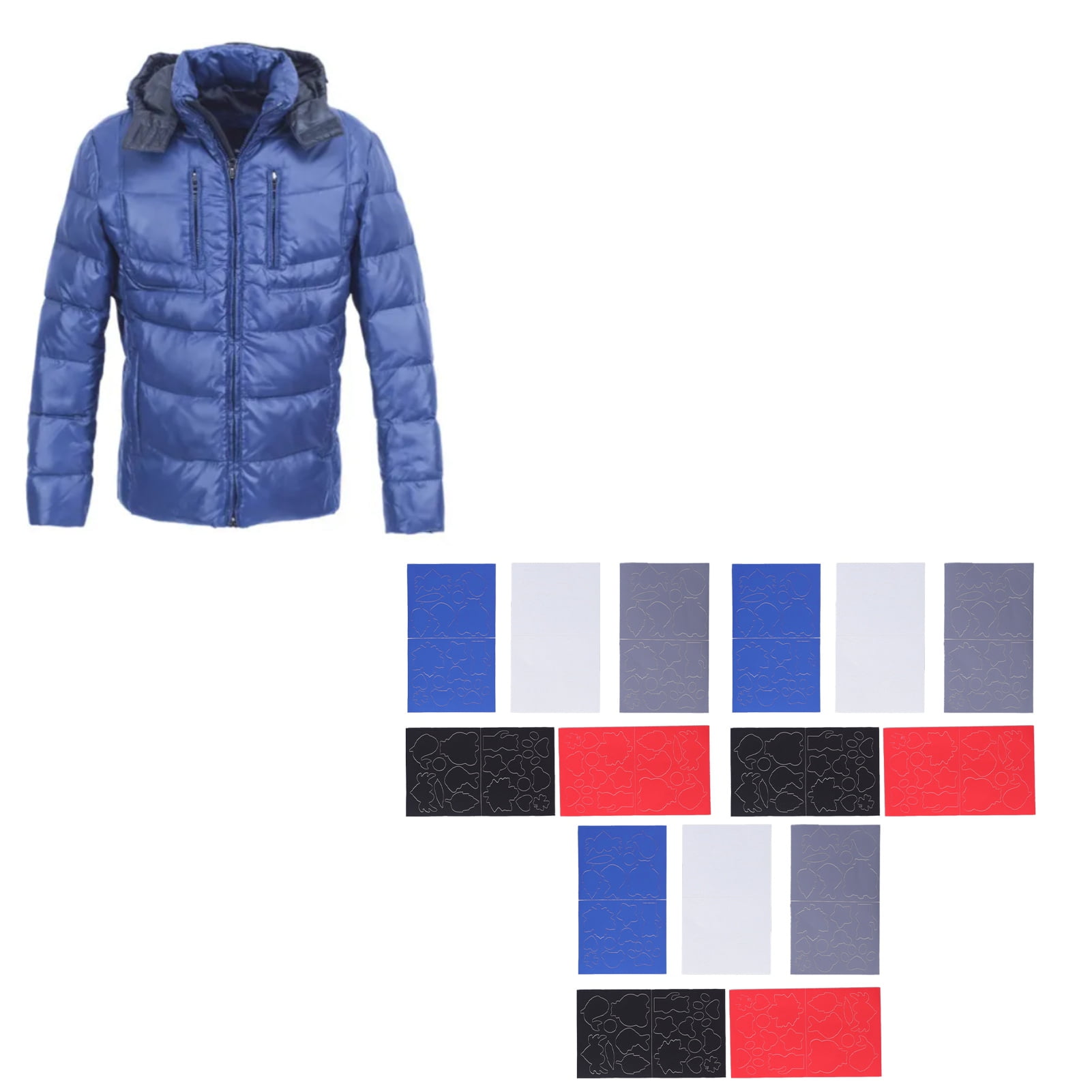 Down coat repair patches new arrivals