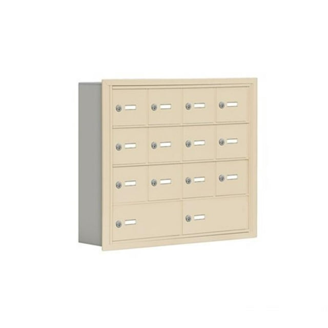 Salsbury 19045-14SRK D 12 A 2 B Doors R-Mount Keyed Locks Cell Phone Locker In Sandstone