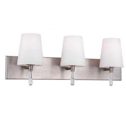 Lamps Lighting Ceiling Fans Chrome Murray Feiss 3 Light Vanity Lighting Fixture 100 Watt Bathroom Lights New Home Garden Gefradis Fr