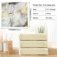 thumbnail image 3 of 6 Packs White Grey Gold Marble Kitchen Dish Towels Soft Absorbent Dish Cloths 11"x11", 3 of 9