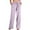 *Purple, variant on VBVC Women's Drawstring Linen-Cotton Pants,Pull On Trousers For Women,Ladies Breathable Sweatpants with Side Pockets,Green,Size XXXL