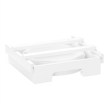 9/10-Inch Bamboo Paper Plate Dispenser - Under Cabinet & Countertop Holder for Kitchen Caddys Plates Universal C
